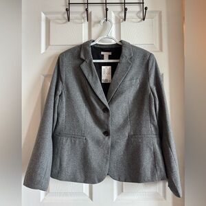 H&M Gray Blazer Suit Jacket